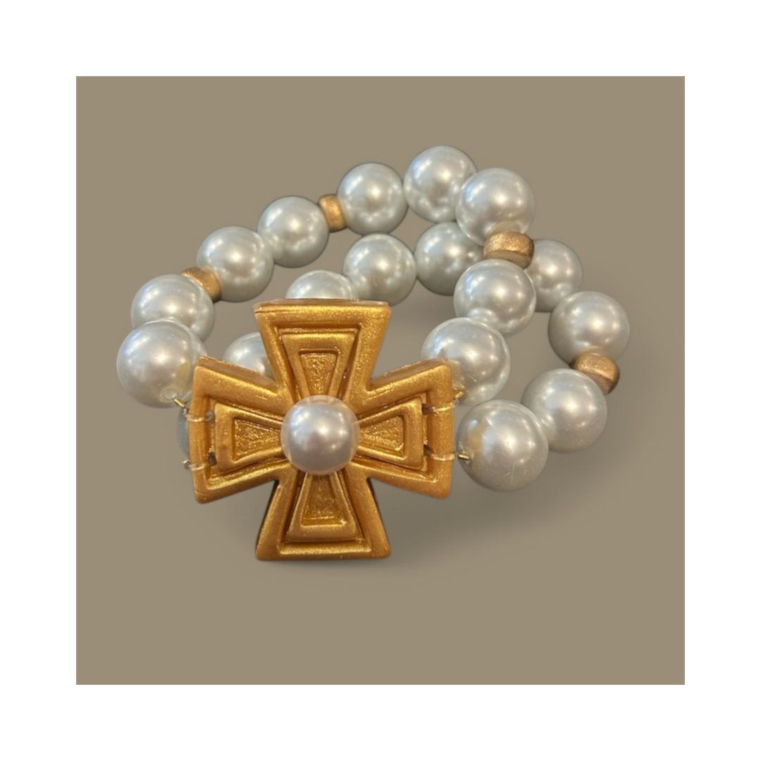 Pearl Double Strand with Anna Pearl Bracelet