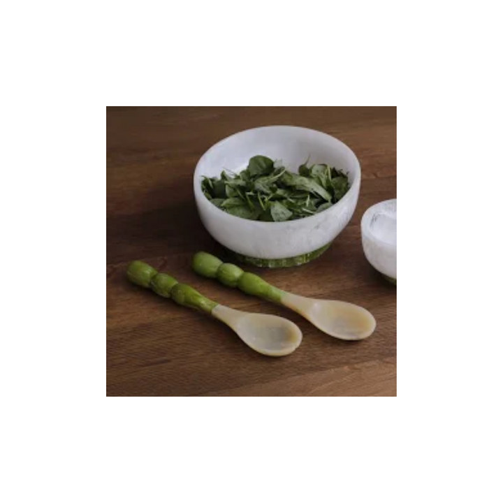 RESIN Rio Bubble Salad Servers (Green)