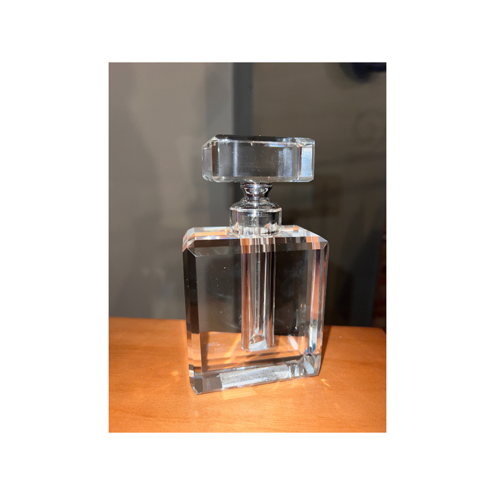 Small Crystal Glass Perfume Bottle