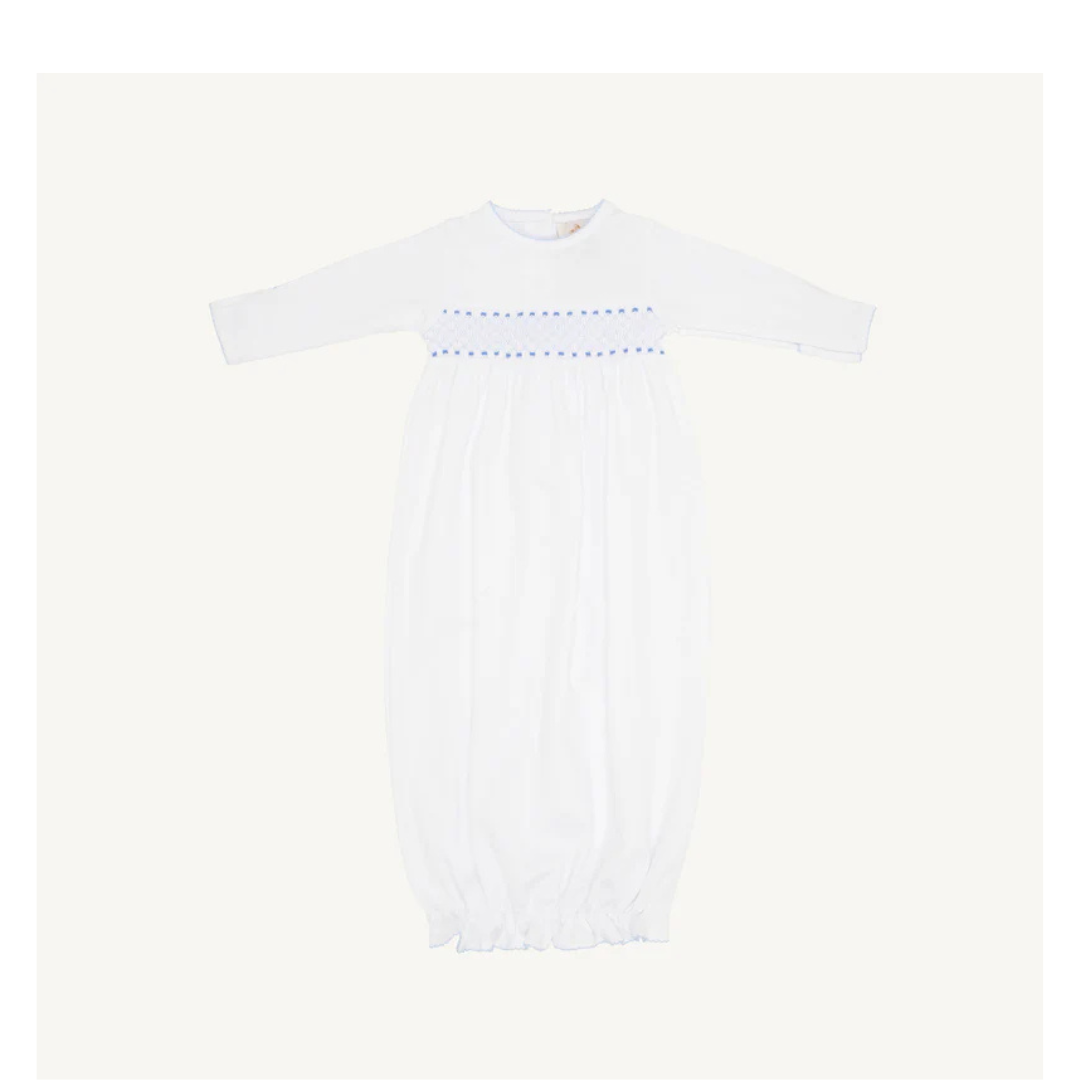 Sweetly Smocked Greeting Gown