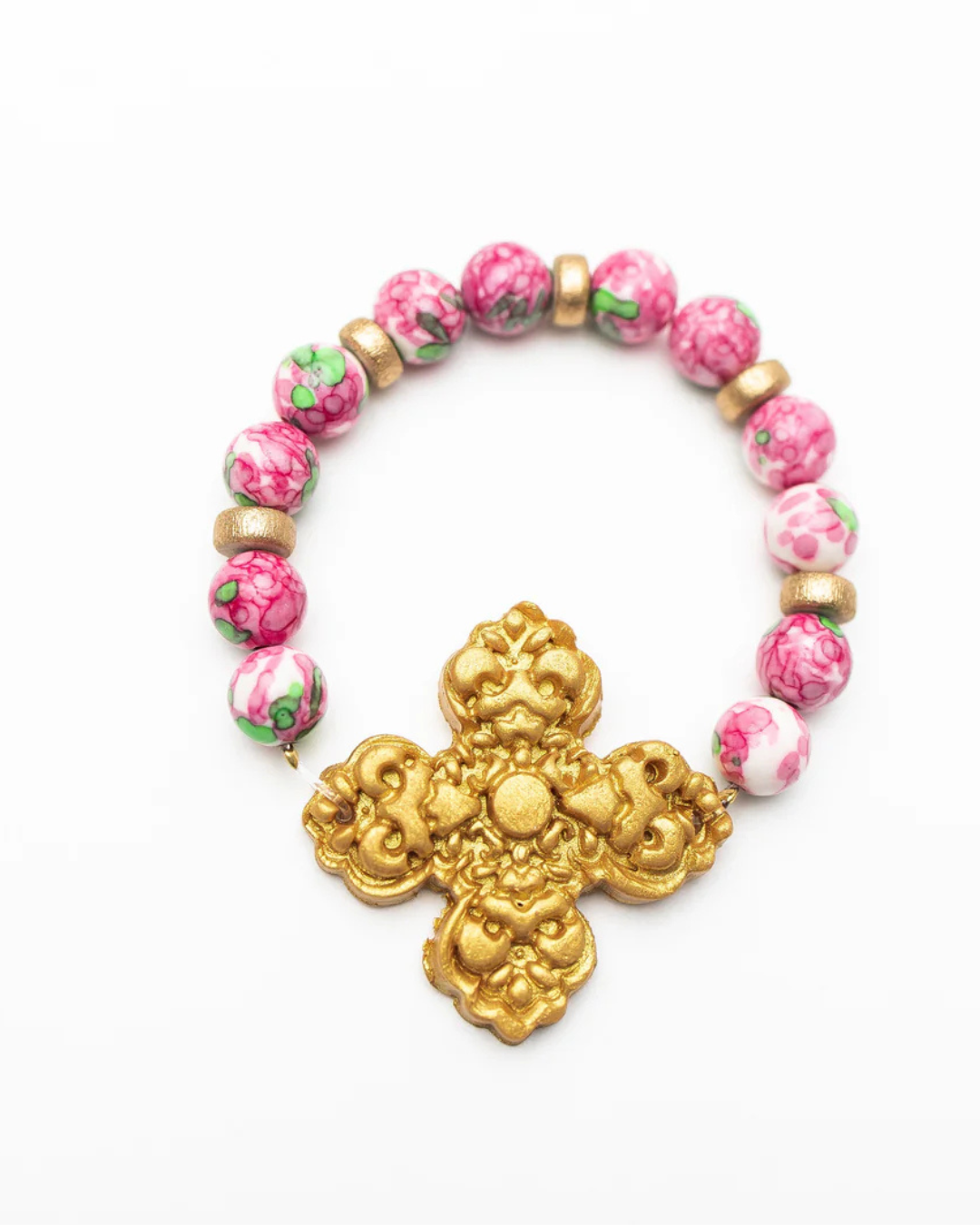 Pink and Green Rainflower Jasper with Andrea Cross