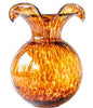 Hibiscus Tortoiseshell Large Fluted Vase