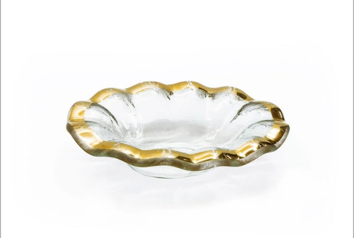Ruffle Oval Dip Bowl