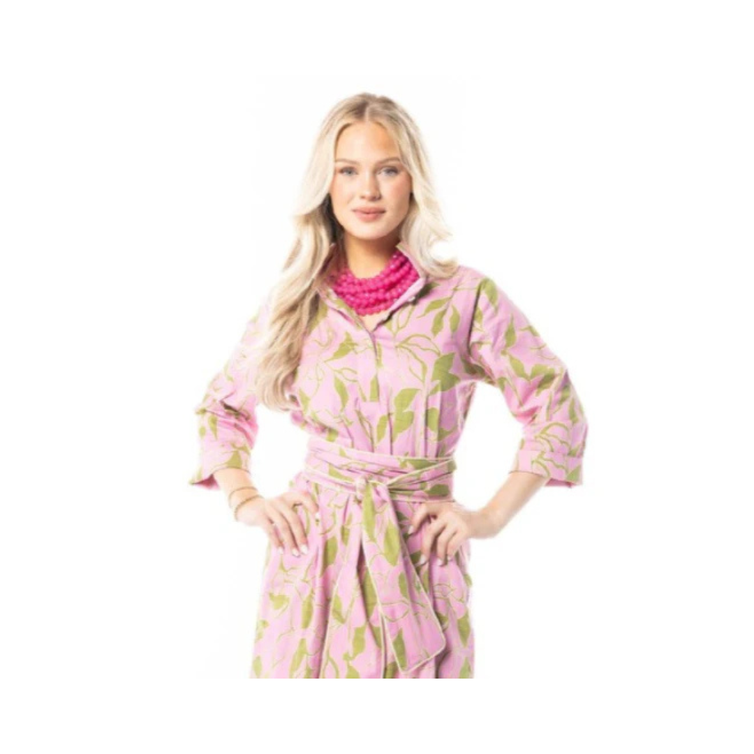 Grace Dancing Leaves Dress