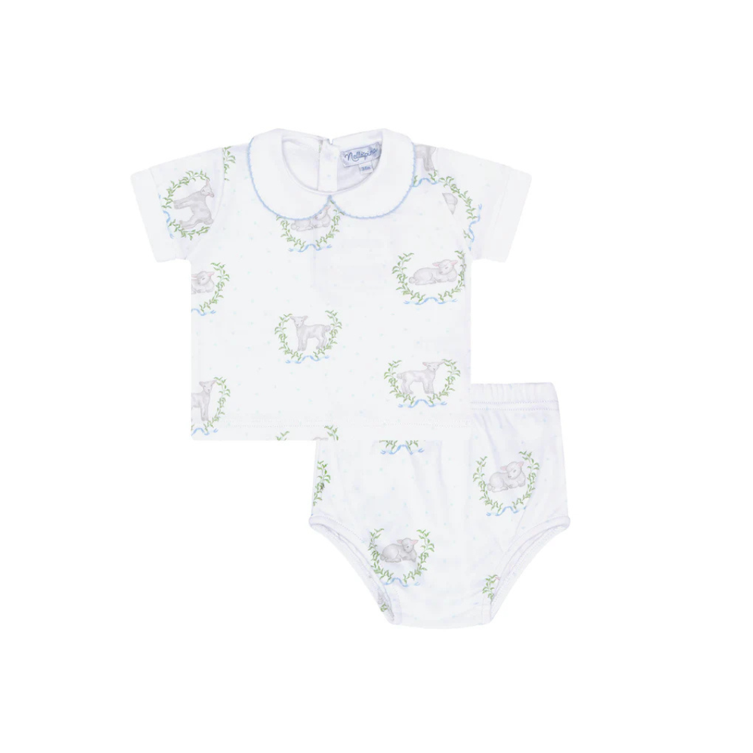 Lamb Diaper Cover Set