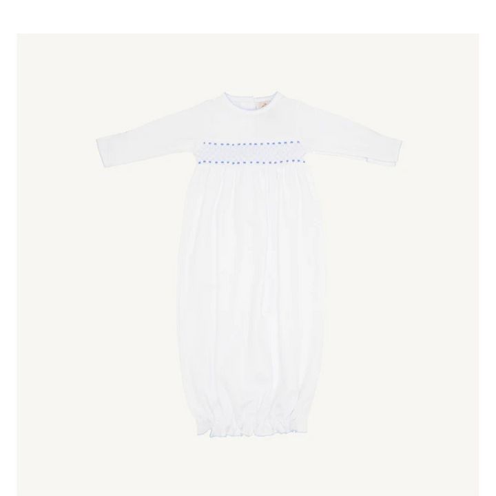 Sweetly Smocked Greeting Gown