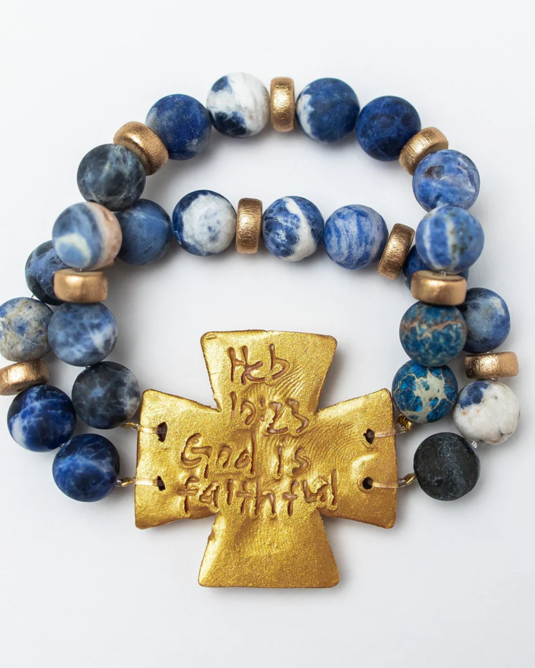 Blue Sodalite with Anna Cross